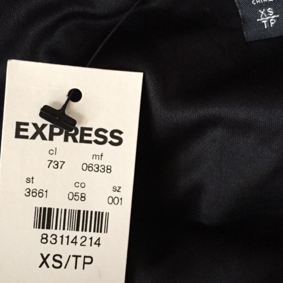 NWT Black Express Sequin Aztec Skirt - Picture 4 of 5